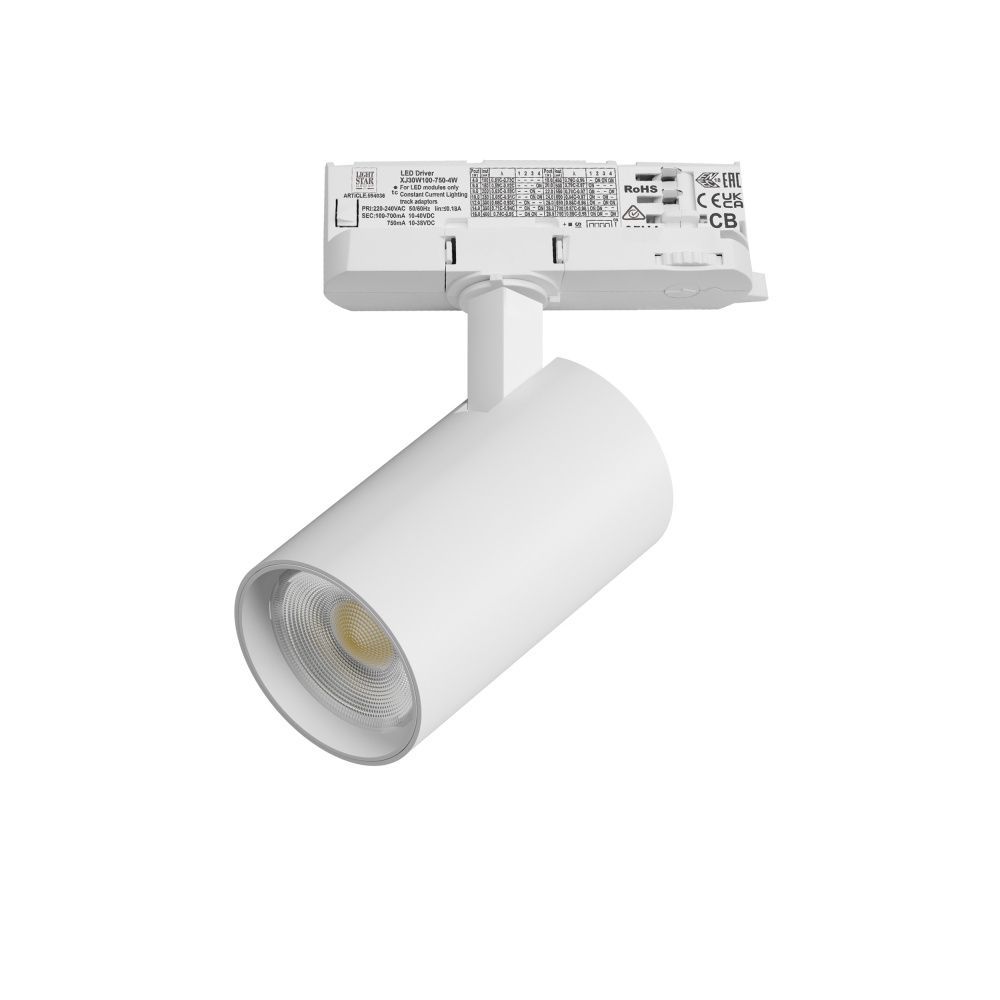 Светильник QUATTRO с адаптером *6,2*10,8 см, *15W, 3000K, Lightstar Alta Base A5136QT, Белый