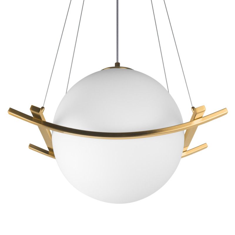Подвесной светильник 43*43*-32,5 см, 1*E27*40W, LOFT IT Swing 10424/300, бронзовый