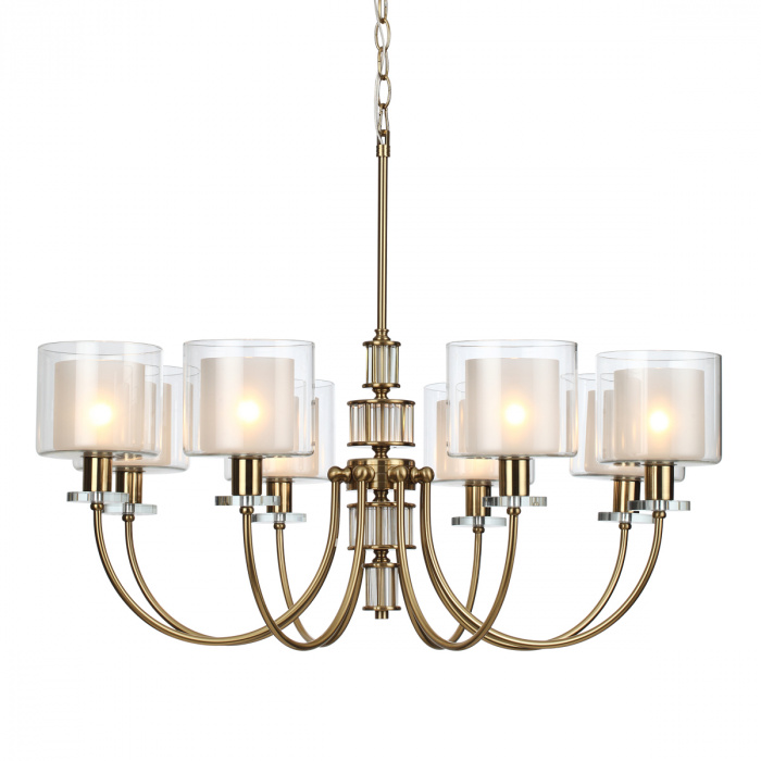 Люстра 81 см, 8*E14*40W Odeon Light Saga 5088/8, античная бронза