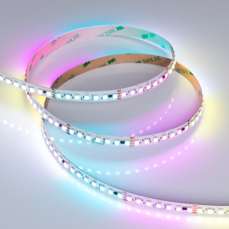 Лента SPI-F140-10mm 24V RGB-PX7-BPT (22 W/m, IP20, 3535, 5m) (Arlight, бегущий огонь) 043132. Цена указана за 5 метров. Продается кратно 5 метрам.