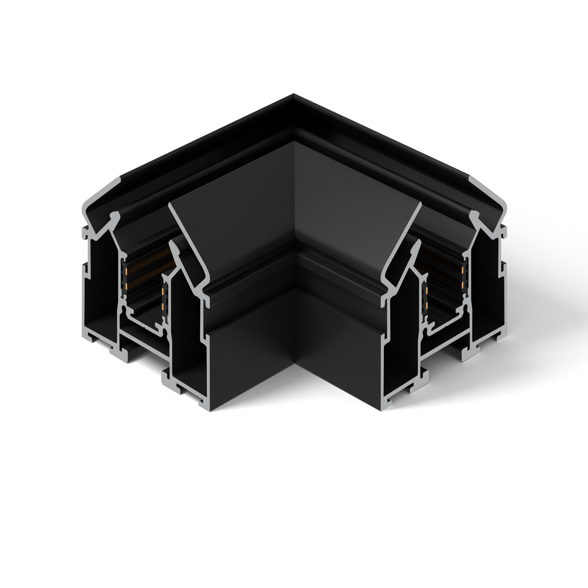 Slim Magnetic Коннектор угловой внутренний для шинопровода в натяжной потолок (черный) 85124/00 85124/00 Elektrostandard