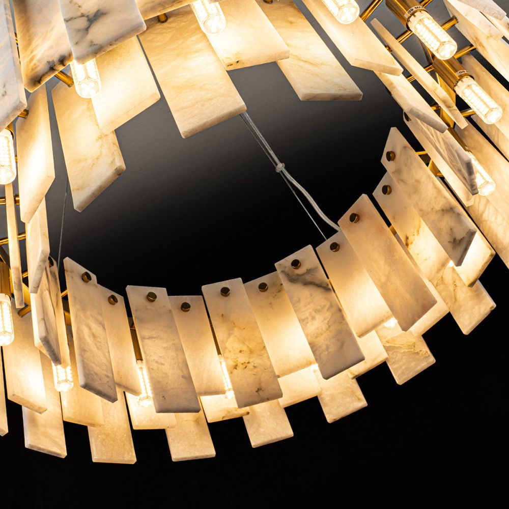 Люстра 60 см, 15*G9*40W, Modelux  ML.6998.600 BS, Латунь