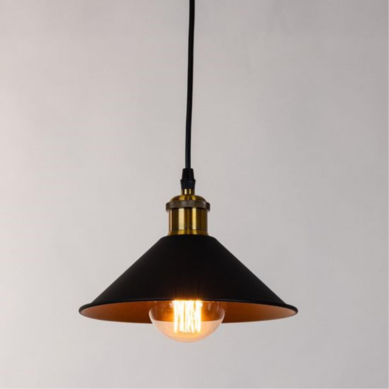 Светильник подвесной Arte lamp Cappello Черный A7037SP-1BK