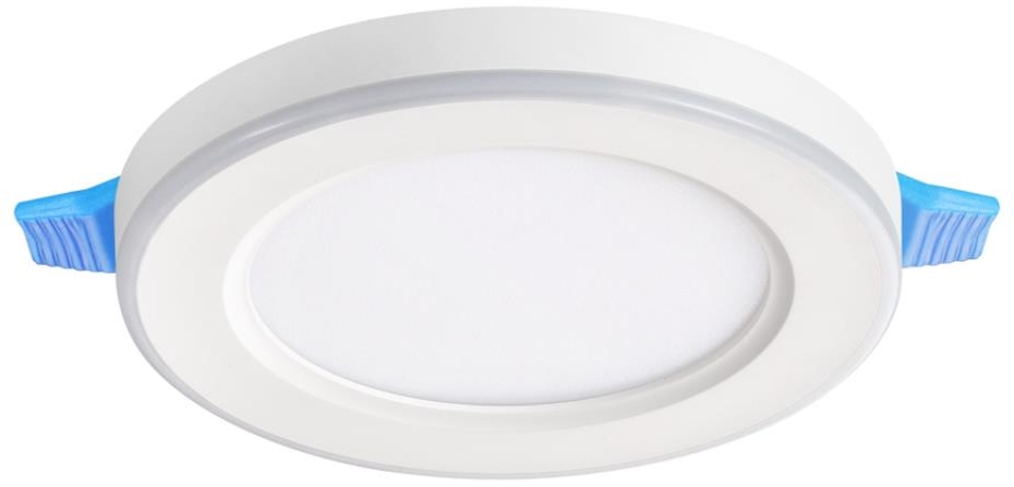 Светильник 11 см, 6W+3W, 3000K, Novotech Span 359018, белый