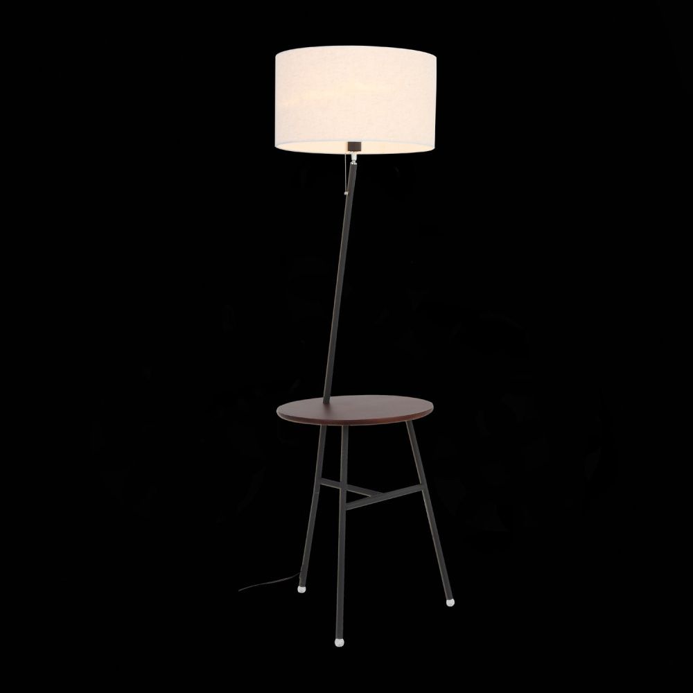 Торшер 1*E27*40W, St Luce Menola SLE302.415.01, черный / коричневый