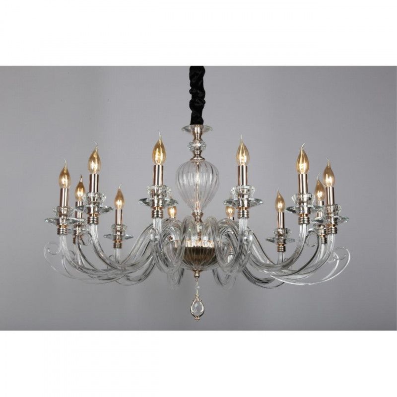 Подвесная люстра 90*80-145 см, 12*E14, 40W, Aployt Daniele APL.701.03.12, золотой