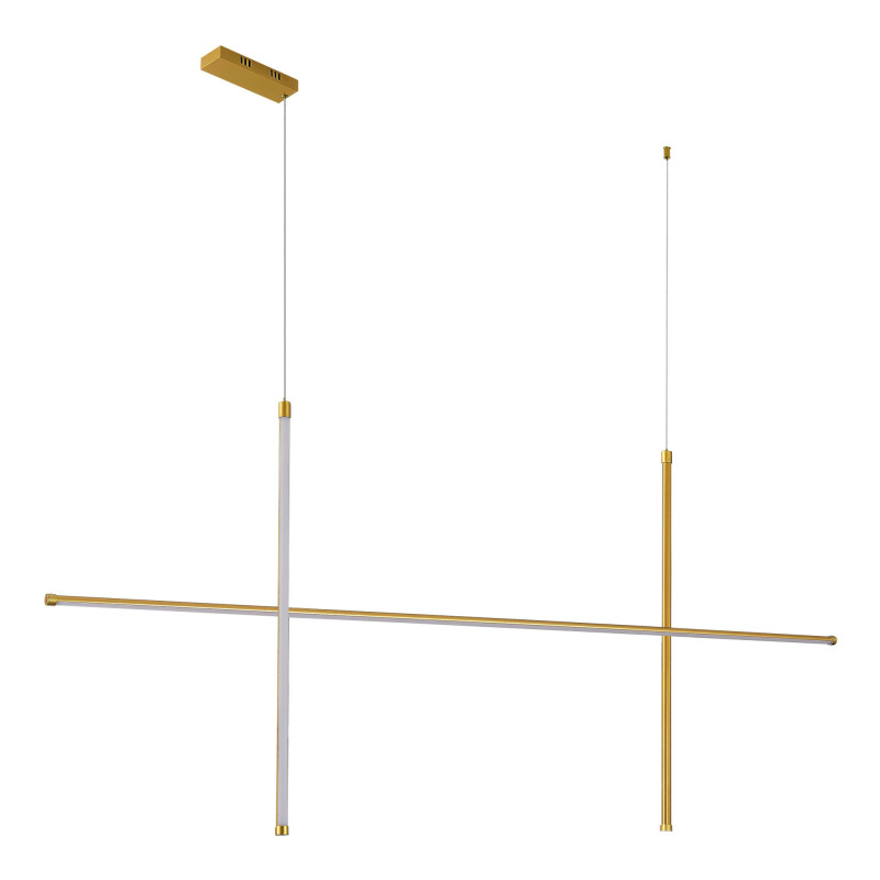 Светильник подвесной 176* см, LED*1*50W, 3000K, St Luce Retico SL6207.203.50, Матовое золото