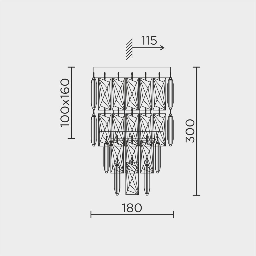 Настенный светильник MODELUX ML.844.02 GD золото