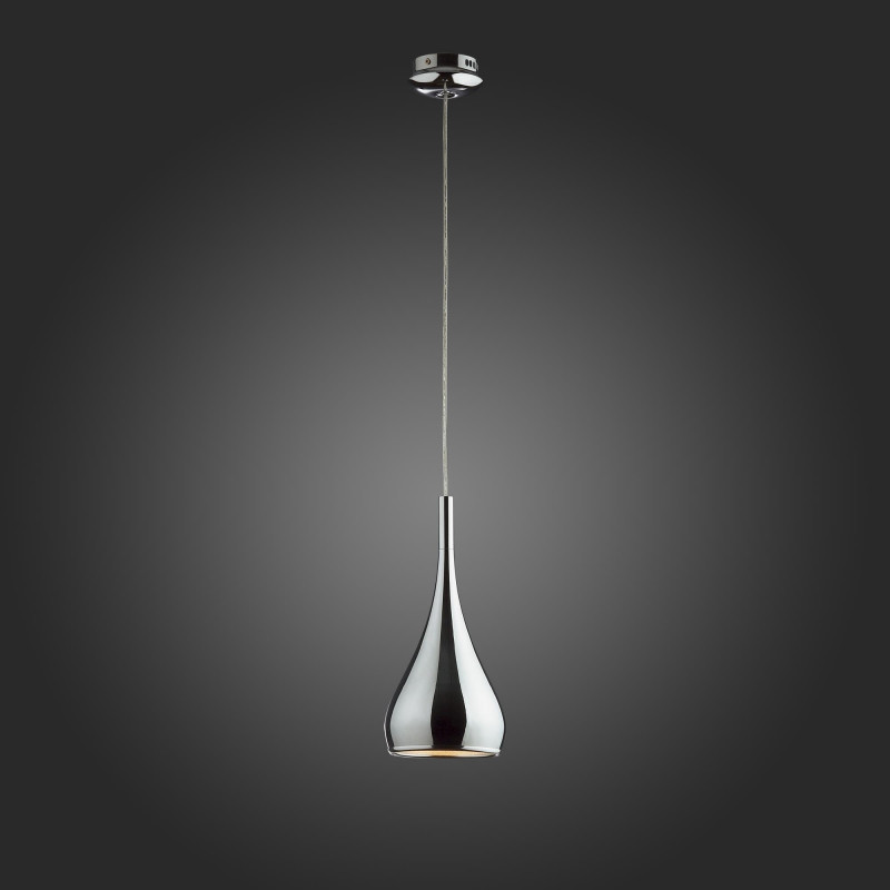 Светильник подвесной 16 см, 40W, ST LUCE GOCCE SL874.113.01 Хром