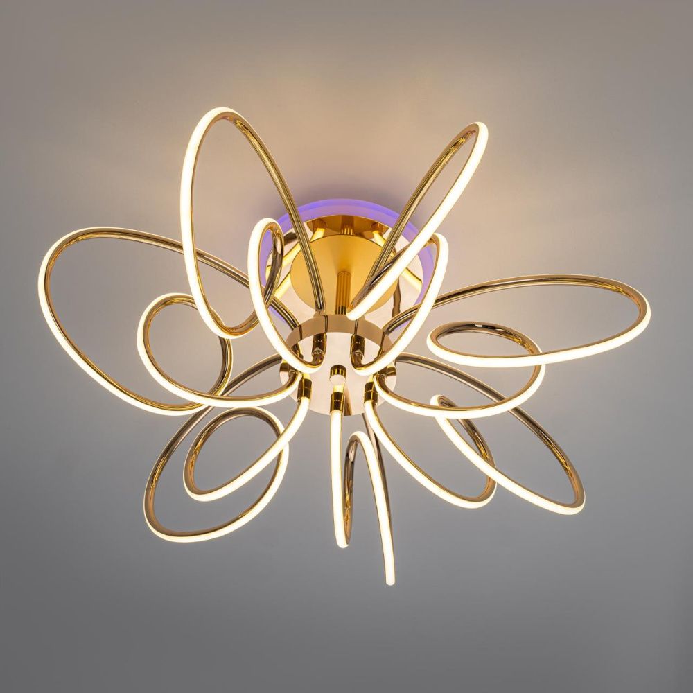 Светильник 68 см, 135W, 3000-5500K, Citilux SALMA SMART CL224A172 RGB LED, золото