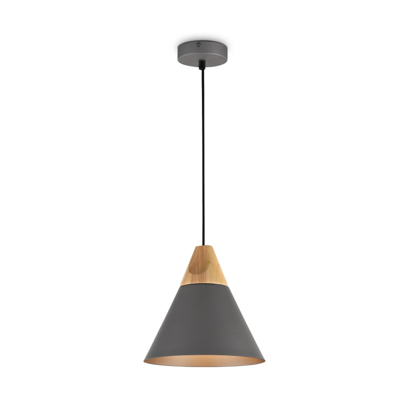 Подвесной светильник Maytoni Bicones P359-PL-220-C, диаметр 22 см, серый