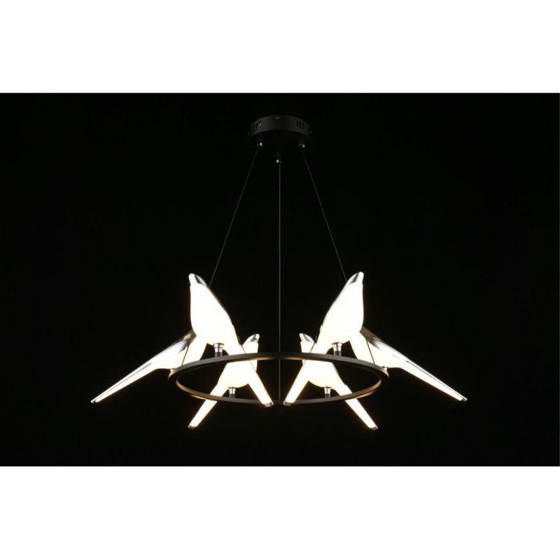 Детская люстра 65*60-300 см, 1*LED, 60W, 3000K, Aployt Astor APL.822.13.60, хром