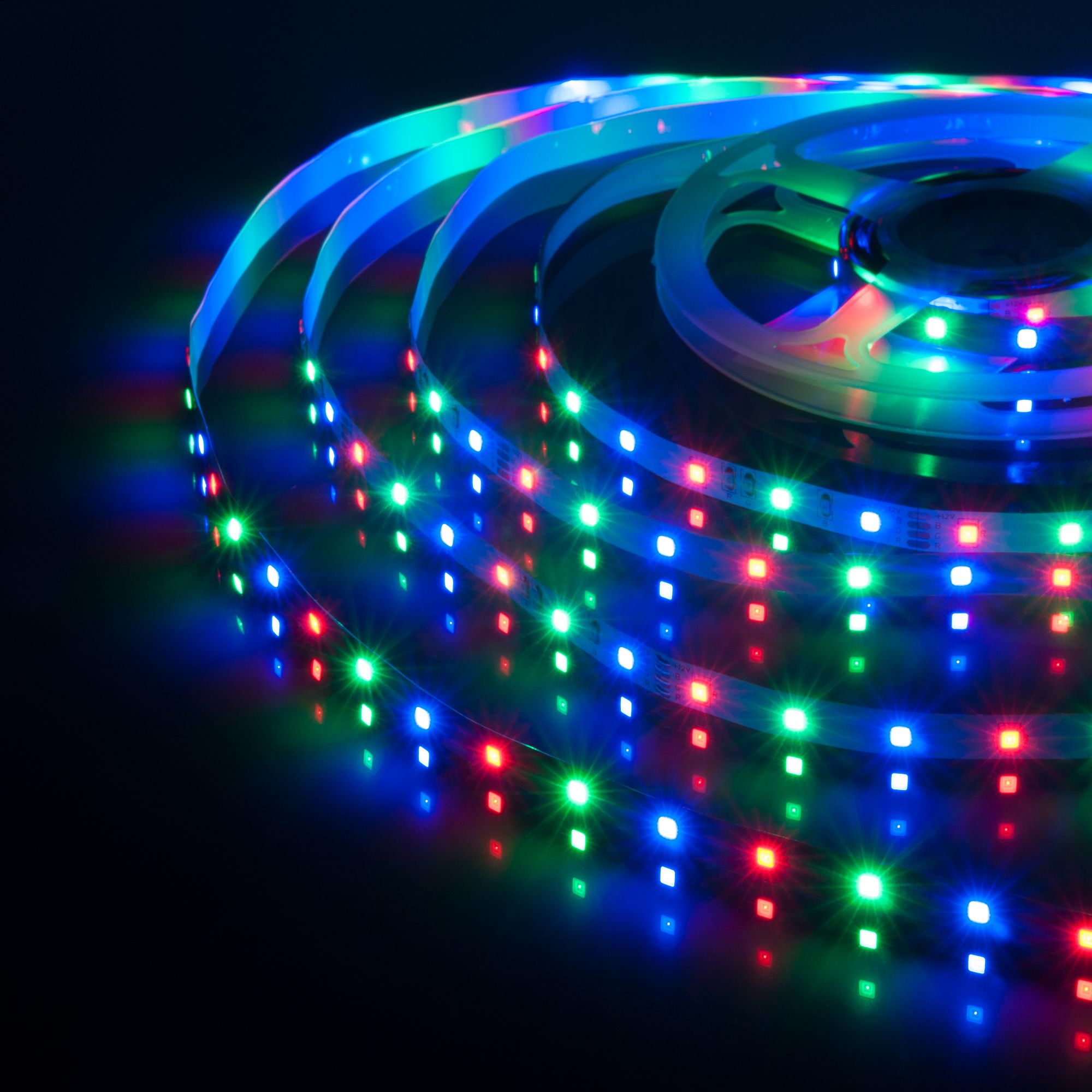 Светодиодная лента Лента светодиодная 12V 4,8W 60Led 2835 IP20 RGB, 5м Elektrostandard