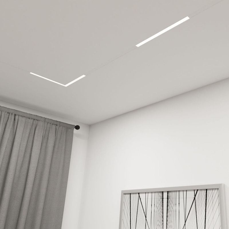 Светильник на шине 40,6*2,5*4,1- см, *LED*18W, 2700-6000K, Denkirs SMART LINEAR DK8004-CONN-WH, белый алюминий