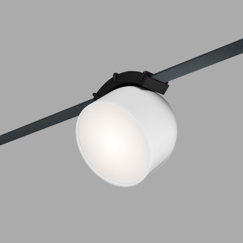 Светильник на шине 10*10,7 см, LED * 12W, 4000K, Denkirs Belty Spot DK5542-WH+BK, черный