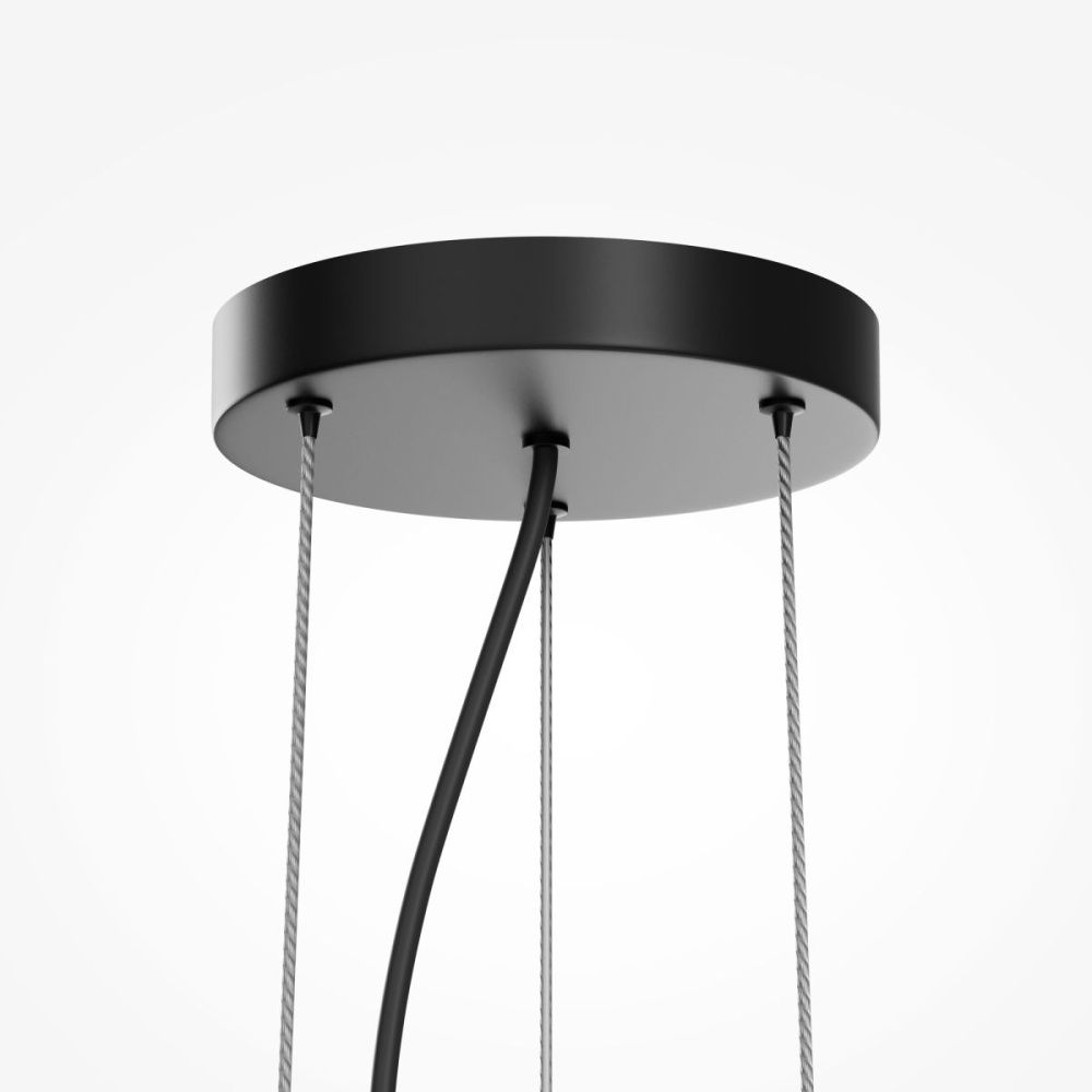 Подвесной светильник 61 см, 57W, 2700-4000K, Maytoni Industria MOD471PL-L57BK, черный