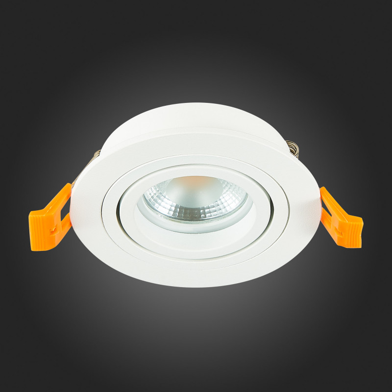 Встраиваемый светильник 9/8 см, GU10, IP20 ST LUCE ST251.518.01 Белый