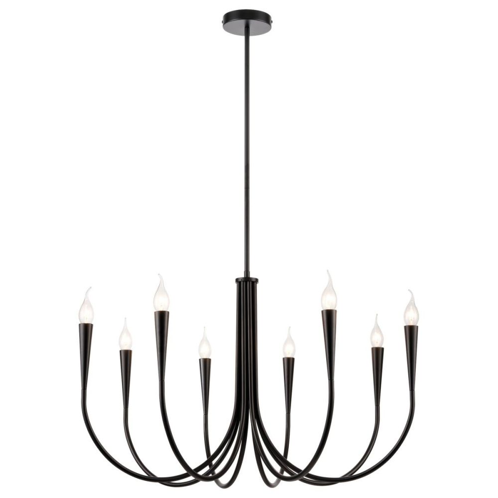 Подвесная люстра 79 см, Velante 368-023-08, черный