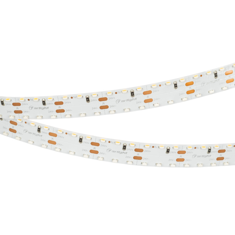 Лента RS 2-5000 24V Warm2700 2x2 15mm (3014, 240 LED/m, LUX) (Arlight, 19.2 Вт/м, IP20) 024472. Цена указана за 5 метров. Продается кратно 5 метрам.