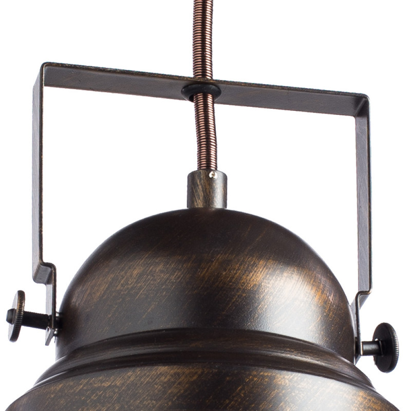 Подвесной светильник Arte Lamp A5213SP-1BR Martin коричневый Loft