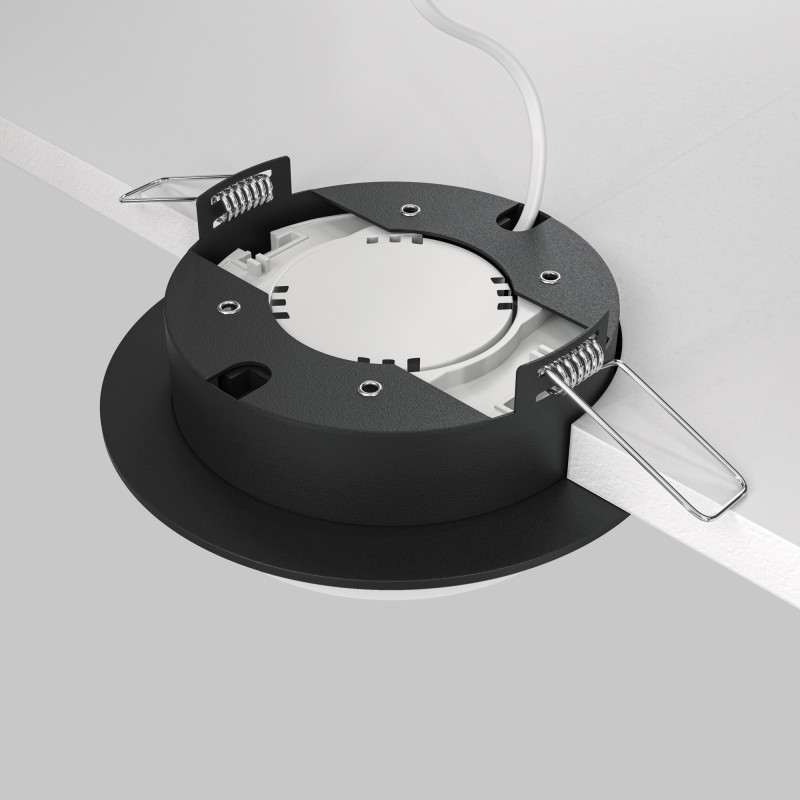 Светильник 11 см Maytoni DL086-GX53-RD-BW черный/белый