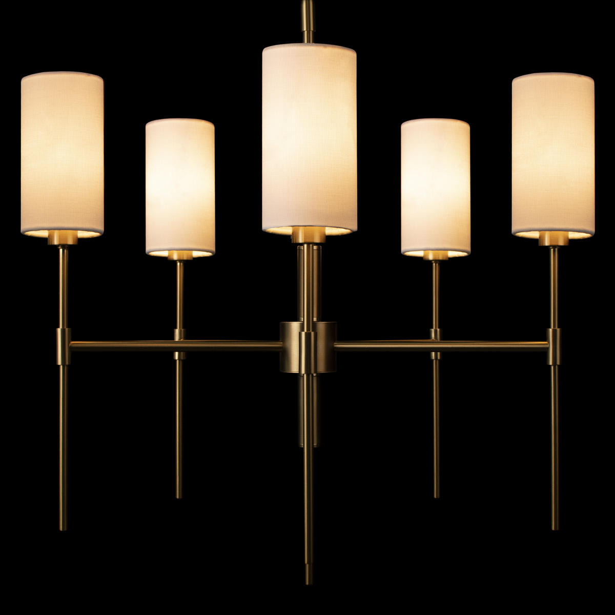 Подвесной светильник 60,5*72/222 см, 5*E14 LOFT IT Comfy 10307 Brass латунь