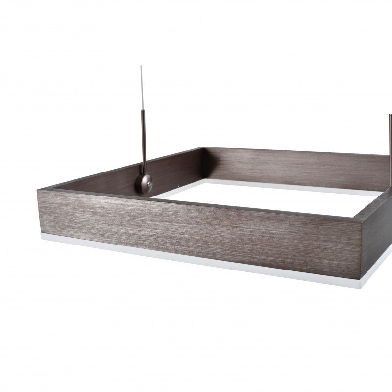 Подвесной светодиодный светильник 40*40*120 см, LED 32 W, Moderli Straight V2452-PL Коричневый