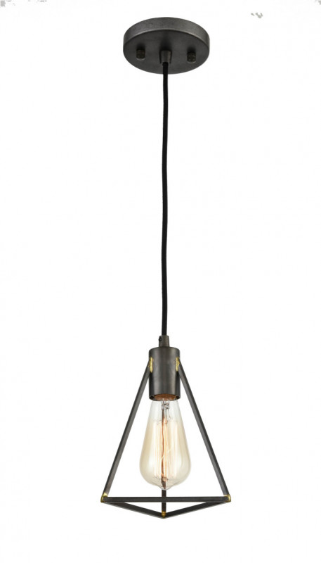 Подвесной светильник  18*147 см, 1*E27 античный коричневый Vele Luce Storm VL6136P01