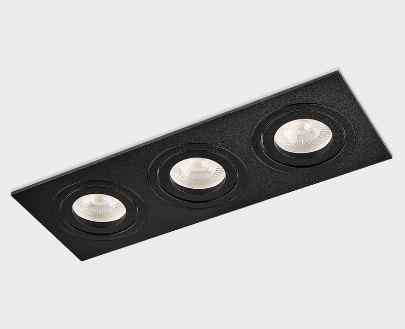 Встраиваемый светильник Megalight SAG303-4 black, черный