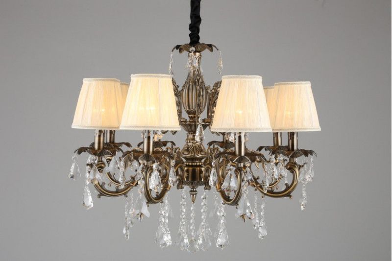Подвесная люстра 70*64-150 см, 8*E14, 40W, Omnilux Omnilux  308 OML-30813-08, бронзовый
