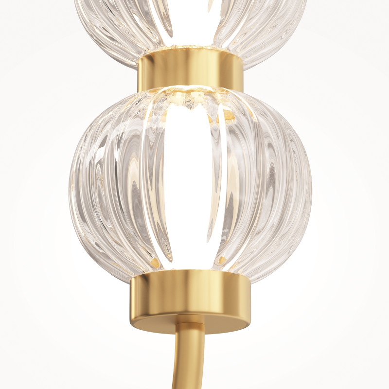 Подвесной светильник 27,8*9*356,5 см, LED, 16W, 3000К, Maytoni Amulet MOD555PL-L11G3K золотой