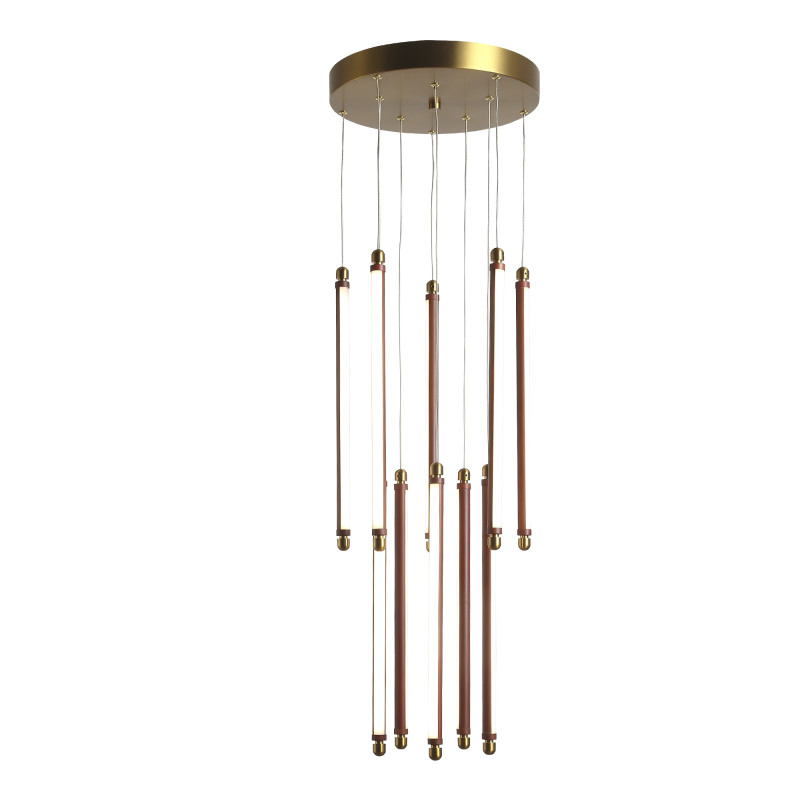 Светильник подвесной BRICK 10*LED*6,5W 3000K ST LUCE SL6225.303.10 латунь