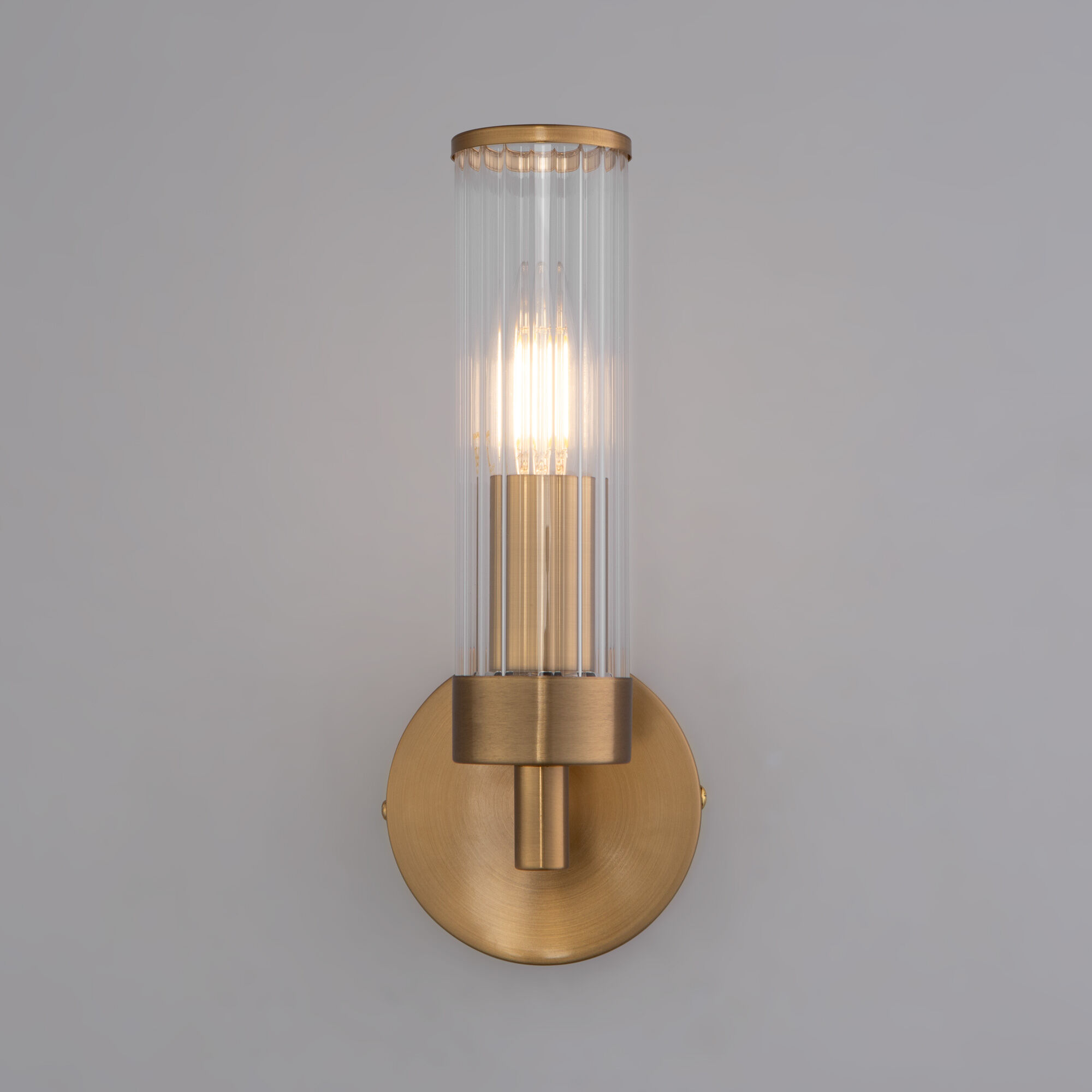 Бра 15*15*24 см, 1*E14, W,  Eurosvet Oriens 60166/1, латунь