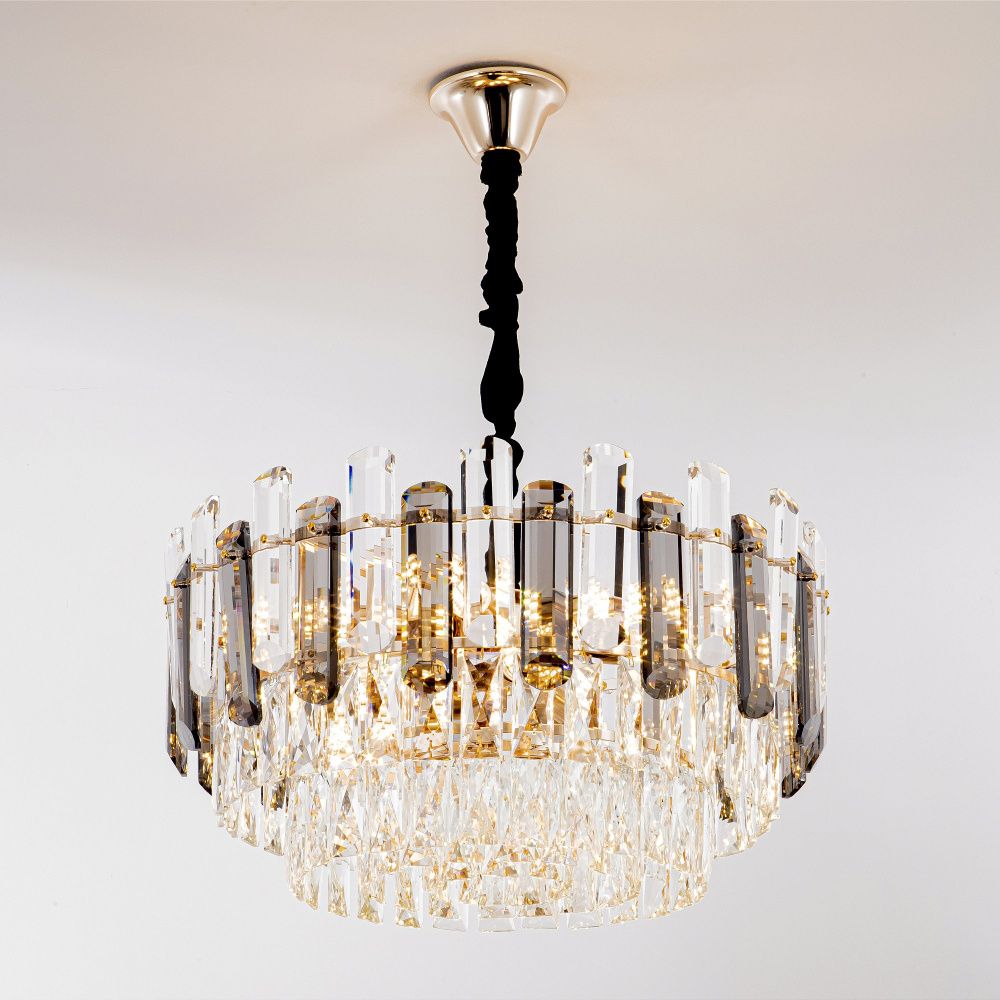 Подвесная люстра 50x50x40см, Е14, 9x40Вт, , Modelux ML.9006.9 GD-SM Золото