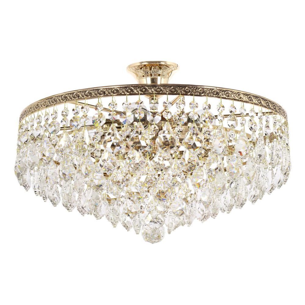 Люстра потолочная *46*25 см, 6*E27*60W, Arti Lampadari Castellana Gold Castellana E 1.3.46.602 G, Золото