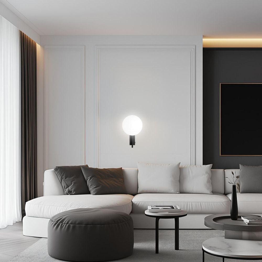 Светильник 24 см, 12W, 3000-5500K, Citilux DORSY CL223312, черный