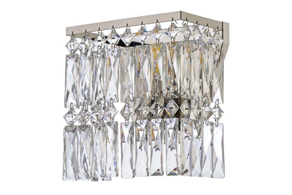 Бра *11,5*20 см, 2*E27*60W, Arti Lampadari Acquaro Acquaro E 2.20.100 NP, никель