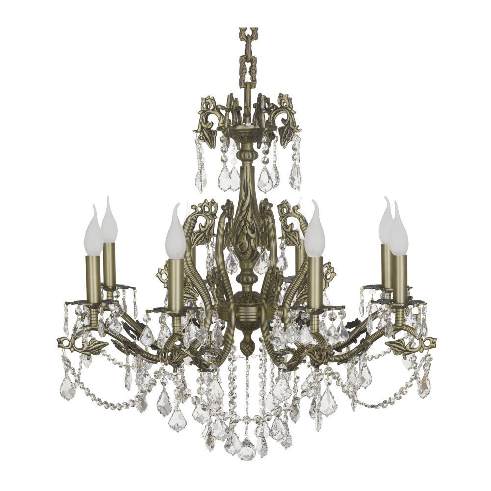 Люстра *70*75 см, 8*E14*40W, Dio D`arte Sorrento Antique Sorrento E 1.1.8.600 A, Бронза