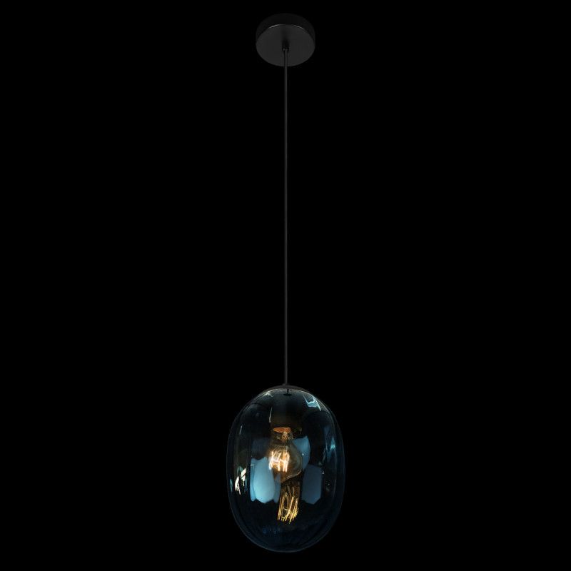 Подвесной светильник *18*-27,5 см, 1*E27*40W, LOFT IT Bubble 10427 Blue, черный