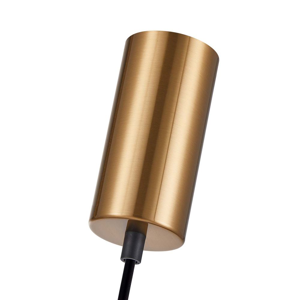 Подвес 13*44-205 см, 1*LED, 7W, 3000K, F-Promo Kiran 4612-1P, латунь