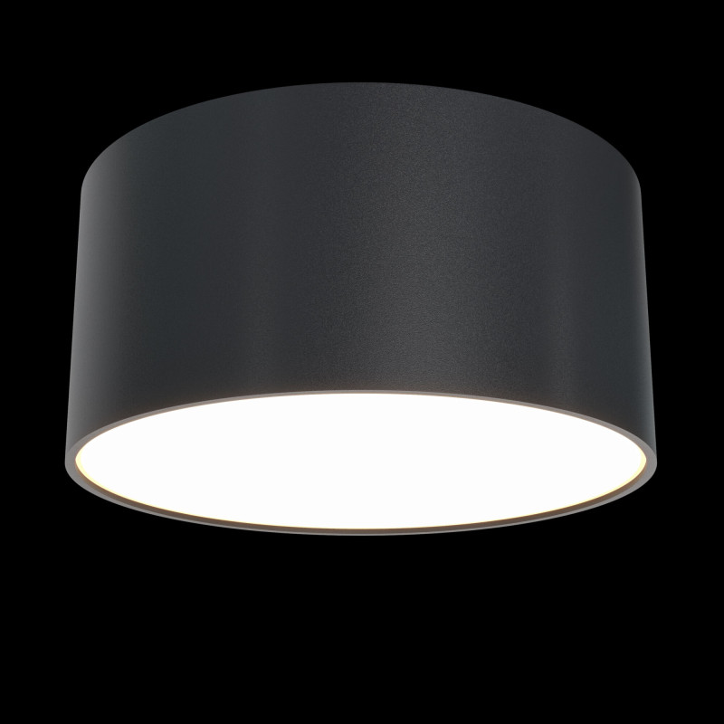 Светильник 12 см, 12W, 3000K, Maytoni Technical Zon C032CL-L12B3K, черный