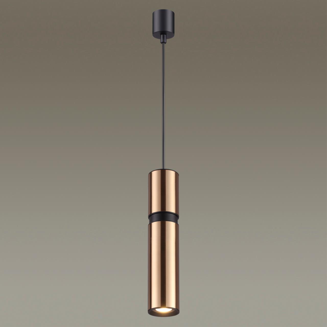 Подвесной светильник Odeon Light Afra 4744/5L, черный-золото