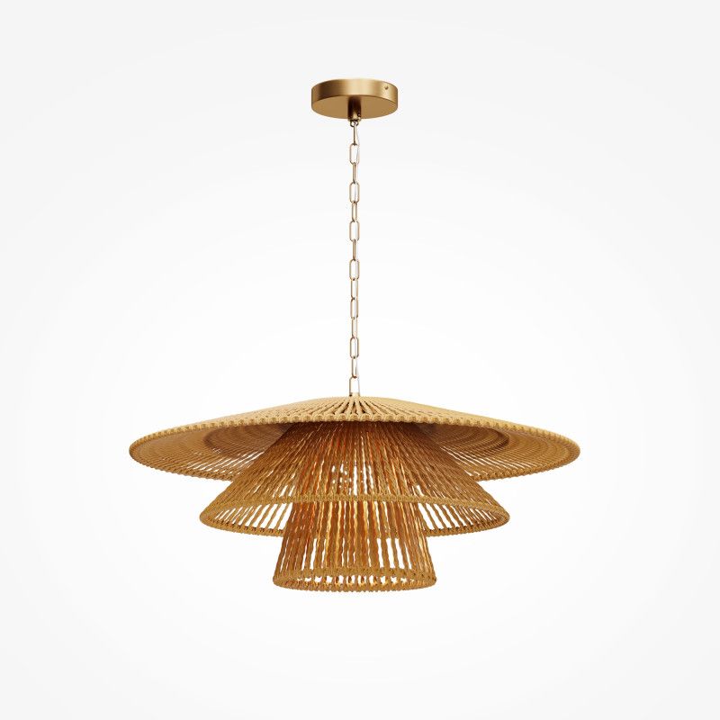 Подвесной светильник 60*60*223 см, 1*E27*60W, Maytoni Costa MOD394PL-01BS1, латунный