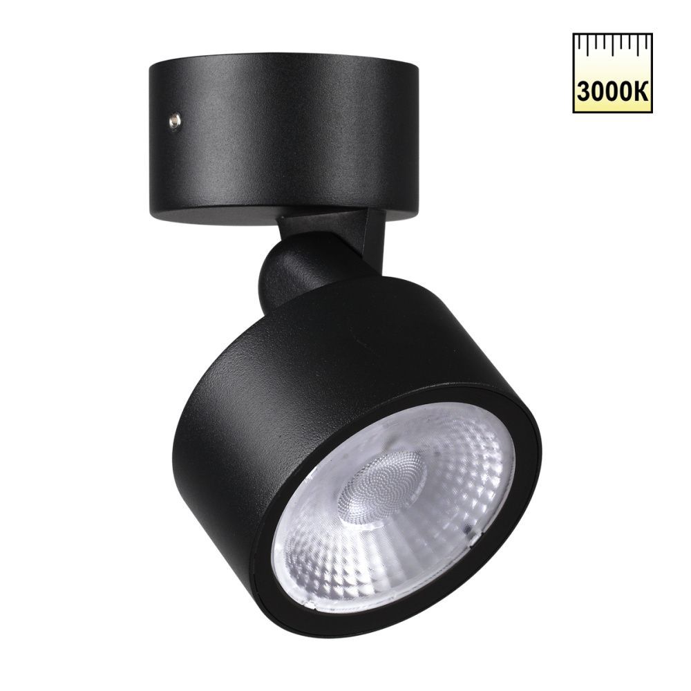 Светильник ландшафтный светодиодный 9 см, 12W, 3000K, IP65 LED Novotech 359588, черный