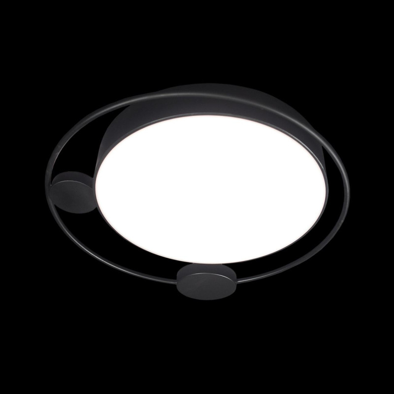 Светильник 50 см, 1*LED*36W, 4000К Loft It 10062 Mike, Черный