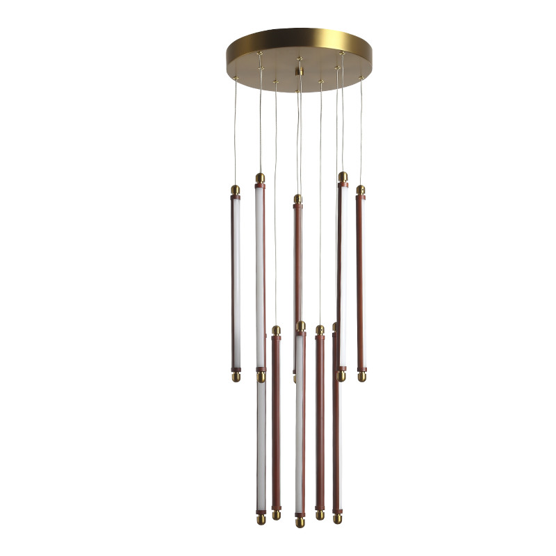 Светильник подвесной BRICK 10*LED*6,5W 3000K ST LUCE SL6225.303.10 латунь