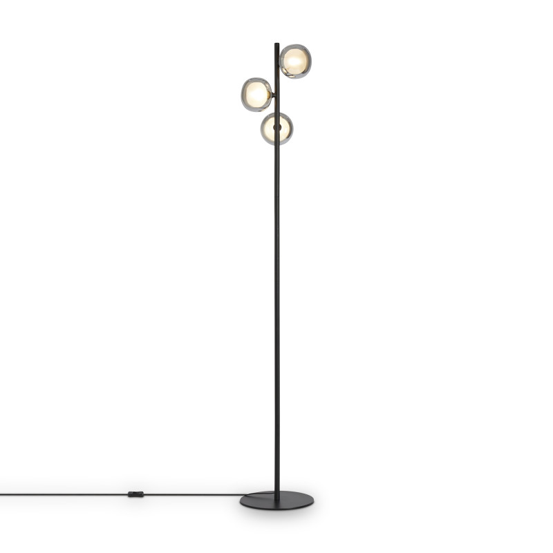 Торшер 160 см, Freya Modern FR5435FL-03B, черный