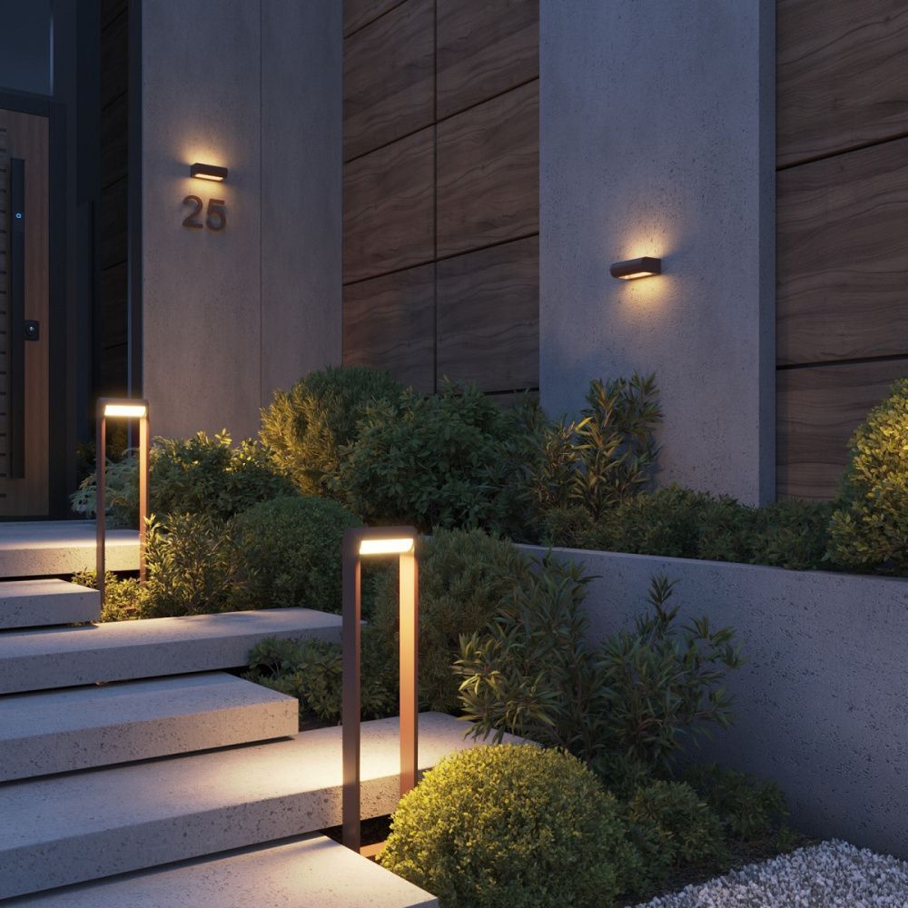 Ландшафтный светильник 80 см, 12W, 3000K, Odeon Light 7118/12GLA, коричневый