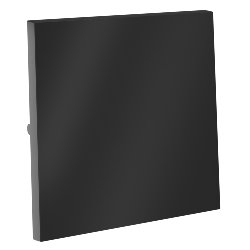 Клавиша для выключателя/переключателя одноклавишного, графит Voltum S70 VLS000107, Пластик Soft touch