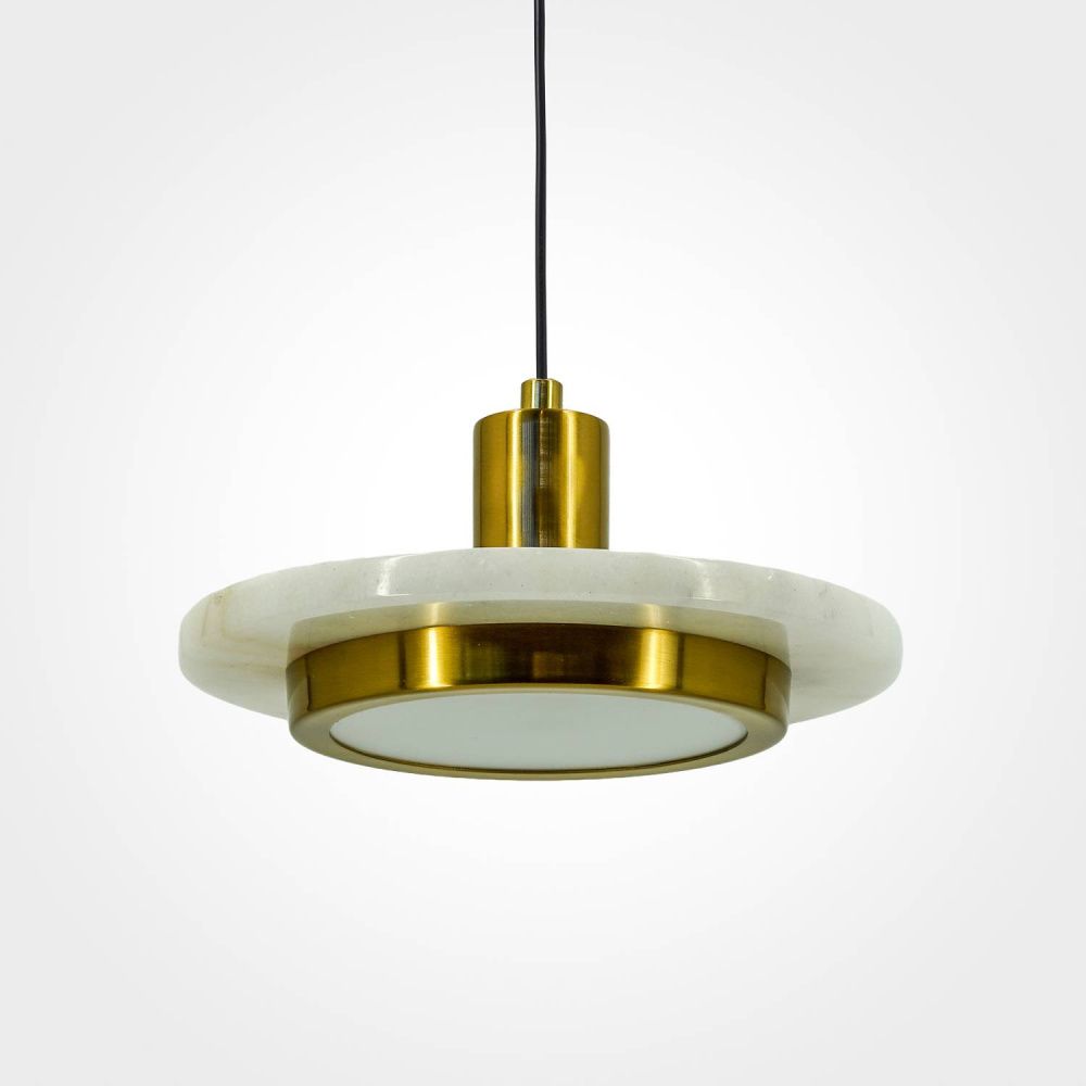 Светильник подвесной *20-180 см, 1*LED*10W, 3000K, Lightera Croix LE129L-20WB, Латунь